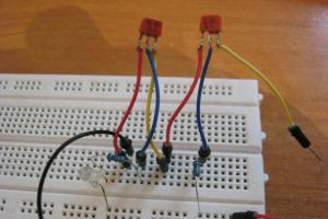 Познавательные эксперименты с транзисторами Транзисторный выключатель постоянного тока схема